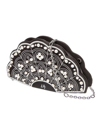 Lulu Guinness Satin Clutch