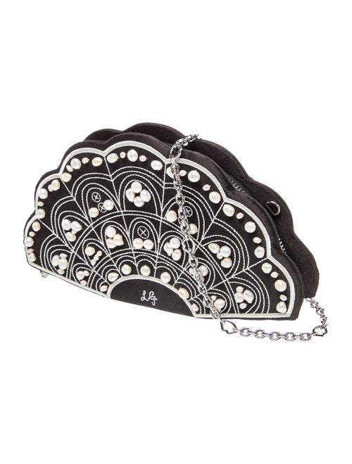 Lulu Guinness Satin Clutch