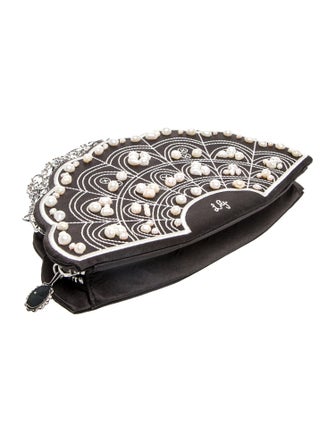 Lulu Guinness Satin Clutch