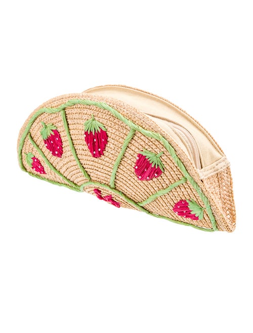 Lulu Guinness Raffia Clutch
