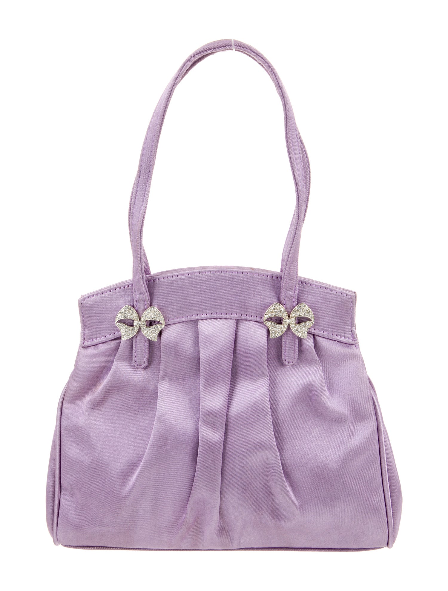 Lulu Guinness Satin Top Handle Bag Vintage