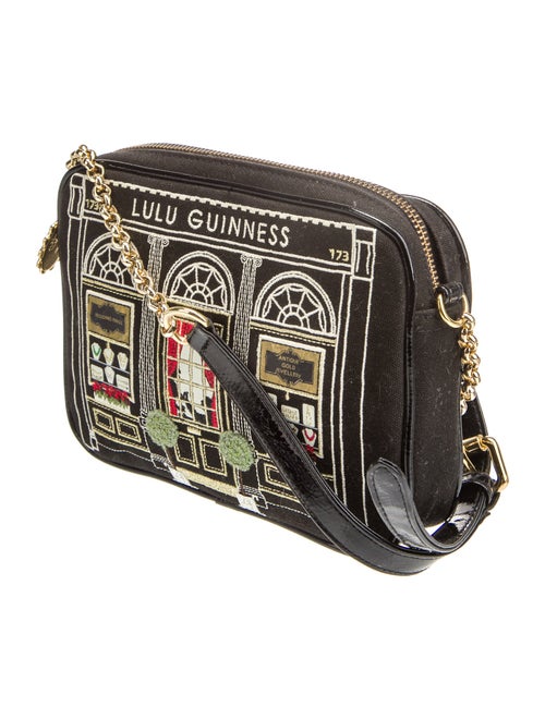 Lulu Guinness Canvas Shoulder Bag