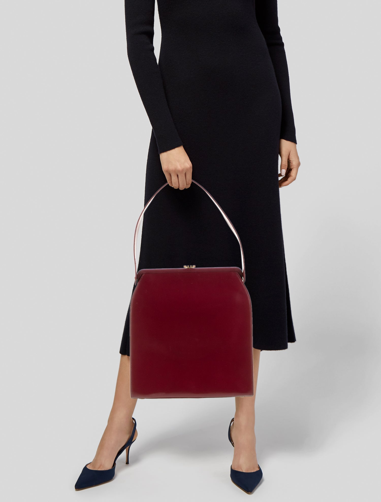 Lulu Guinness Leather Shoulder Bag
