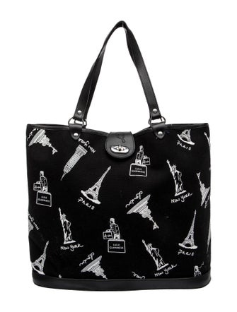 Lulu Guinness Canvas Tote