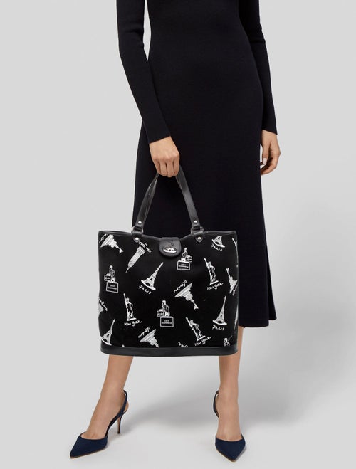 Lulu Guinness Canvas Tote