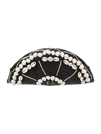 Lulu Guinness Raffia Clutch