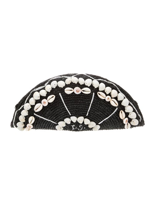 Lulu Guinness Raffia Clutch