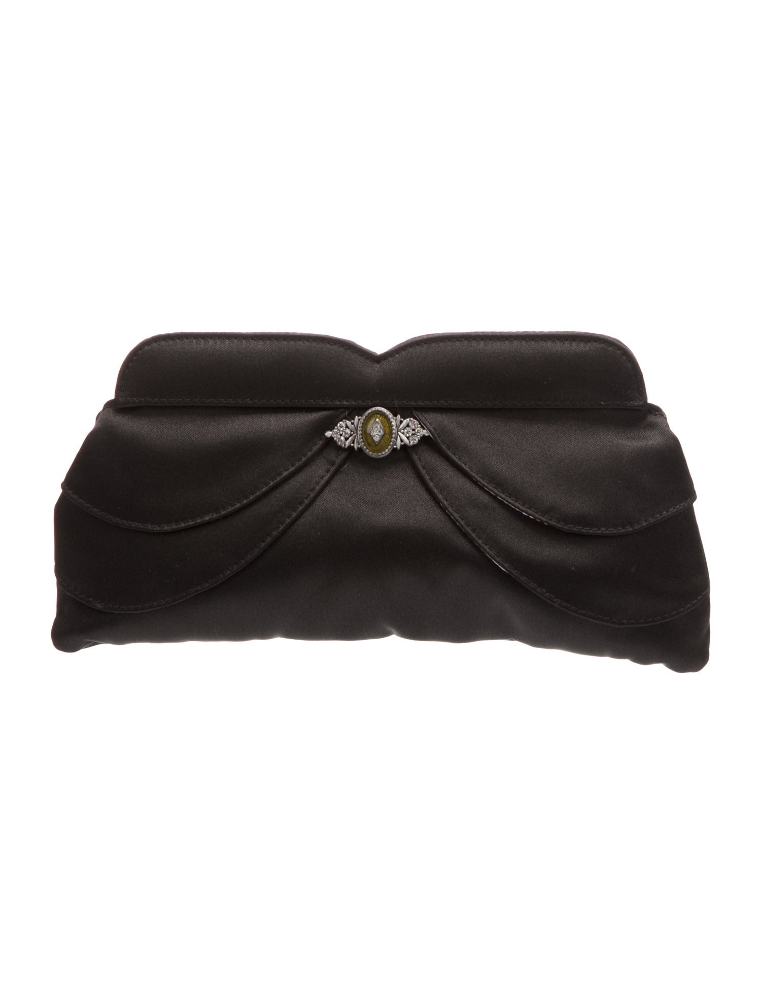 Lulu Guinness Satin Clutch
