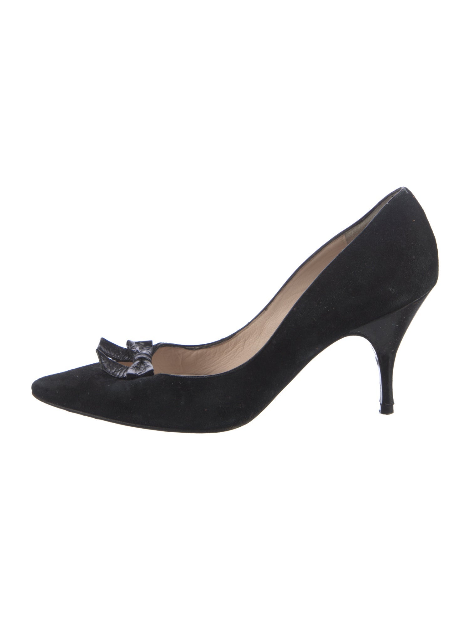 Lulu Guinness Suede Pumps