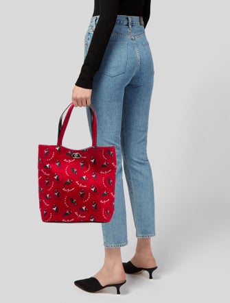 Lulu Guinness Canvas Tote