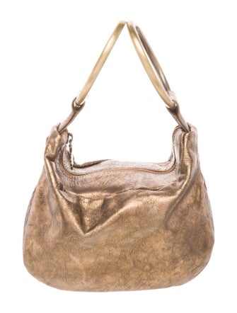 Lulu Guinness Leather Top Handle Bag