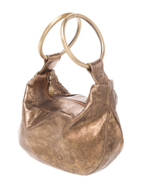 Lulu Guinness Leather Top Handle Bag