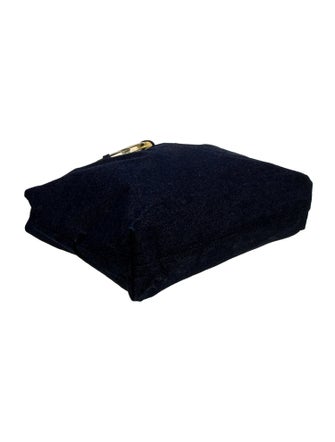 Lulu Guinness Denim Top Handle Bag