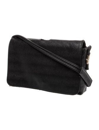 Lulu Guinness Leather Top Handle Bag