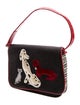 Lulu Guinness Canvas Top Handle Bag