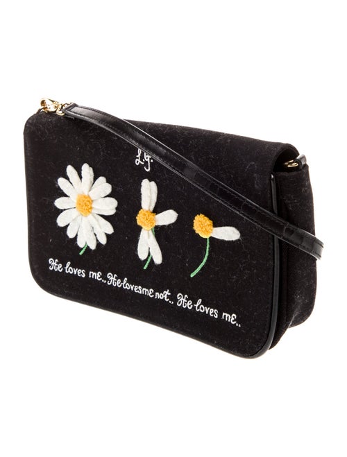 Lulu Guinness Canvas Shoulder Bag