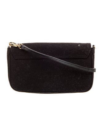 Lulu Guinness Canvas Shoulder Bag