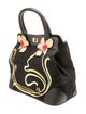Lulu Guinness Canvas Top Handle Bag