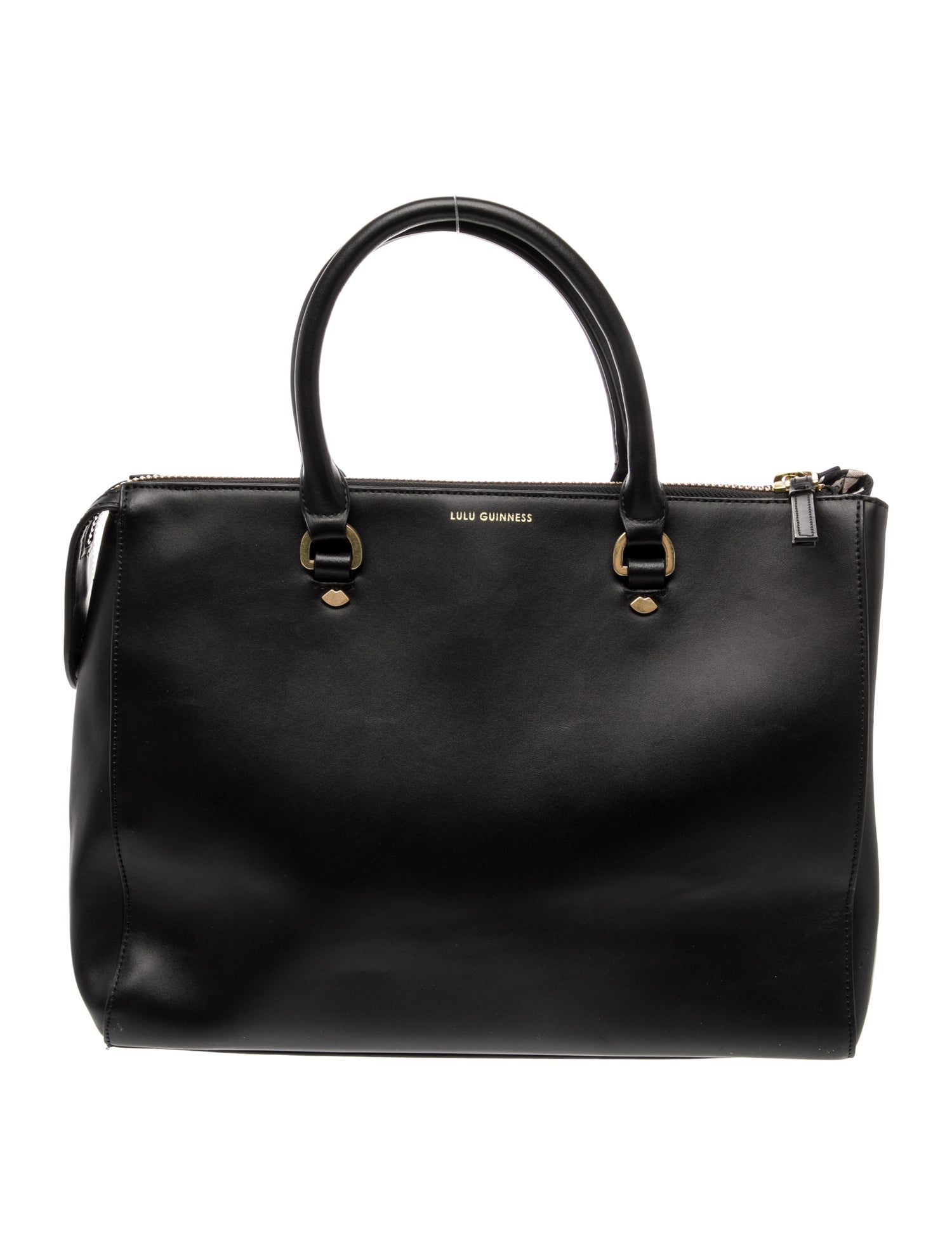 Lulu Guinness Leather Top Handle Bag