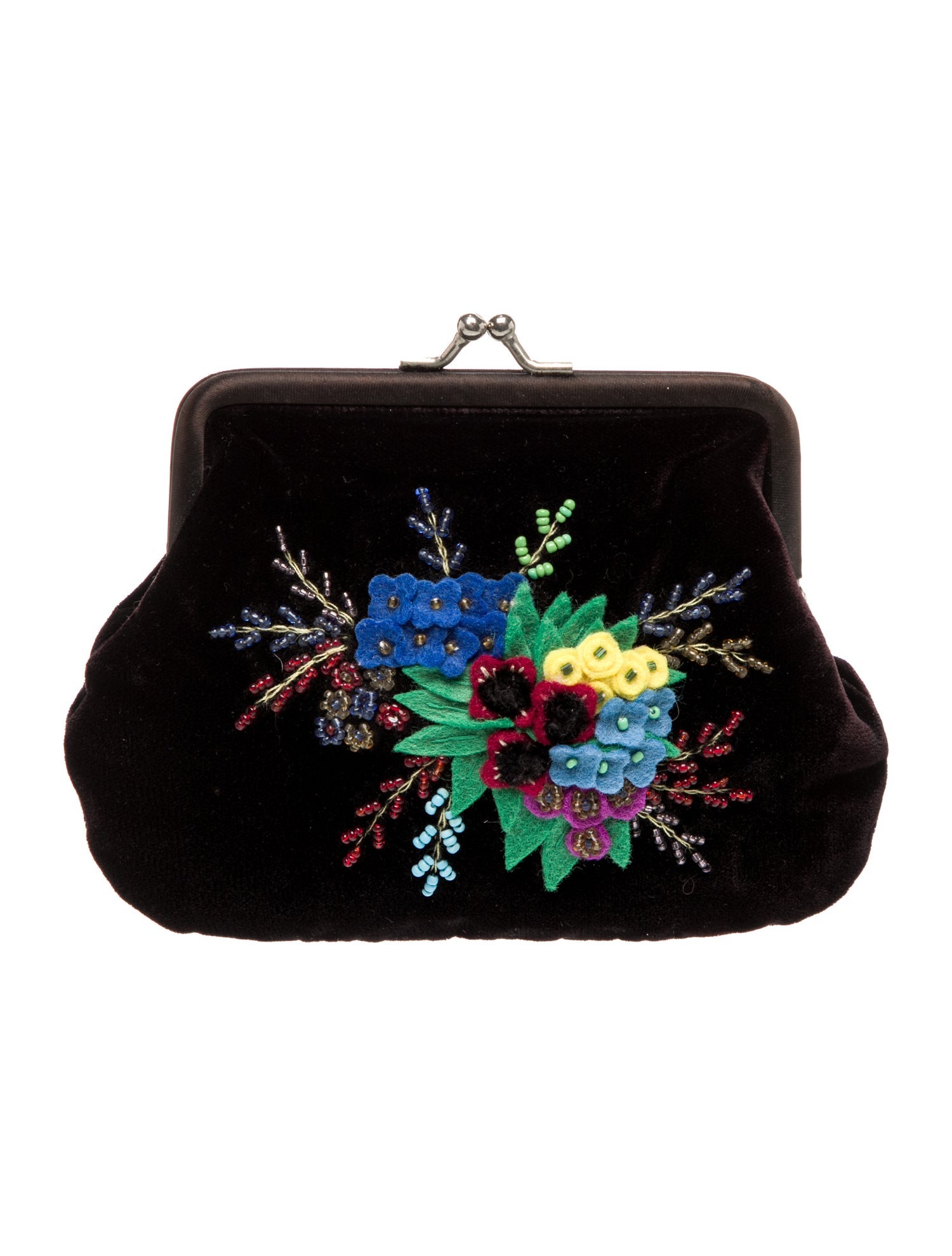 Lulu Guinness Velvet Evening Bag