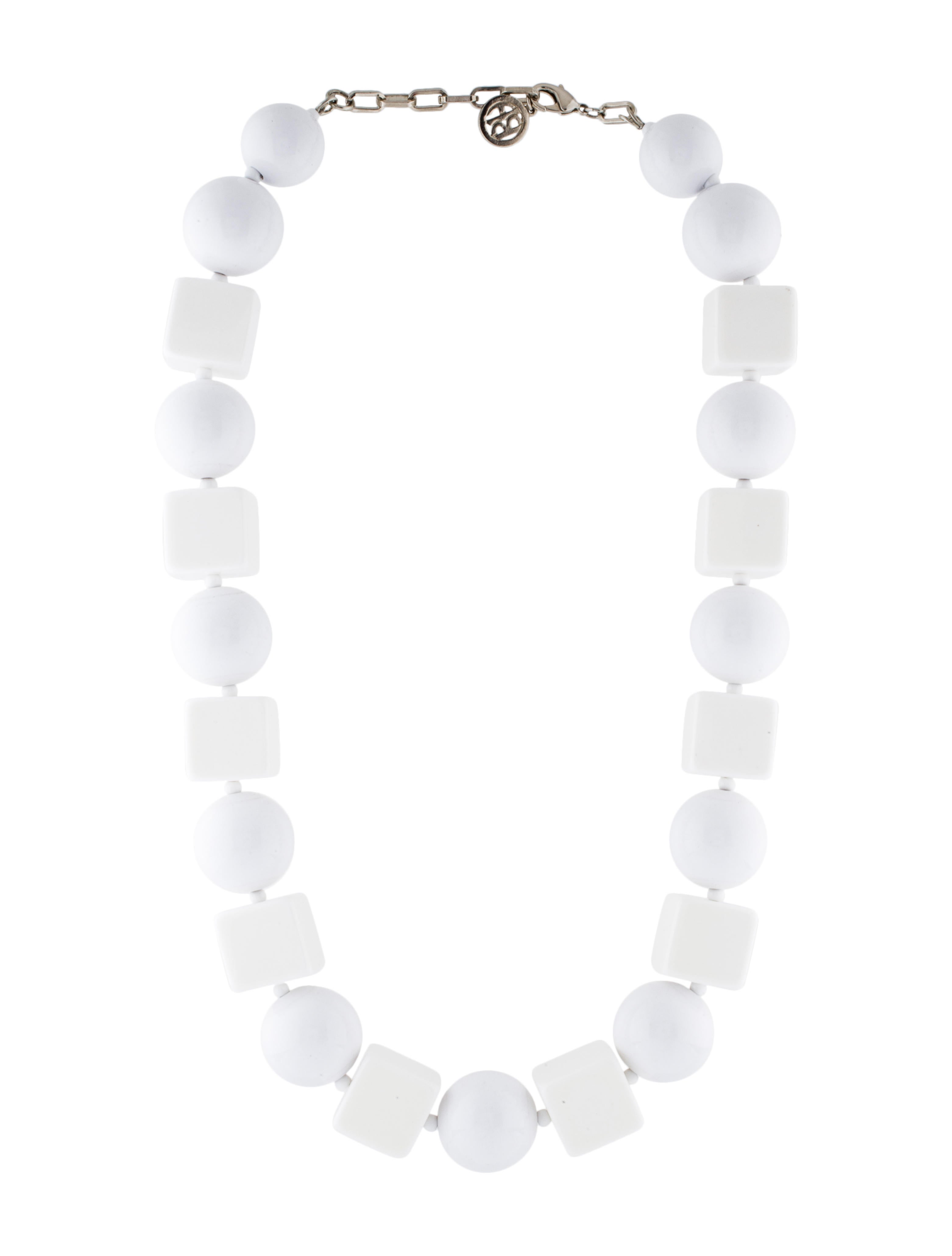 Ben-Amun Geometric Resin Bead Necklace