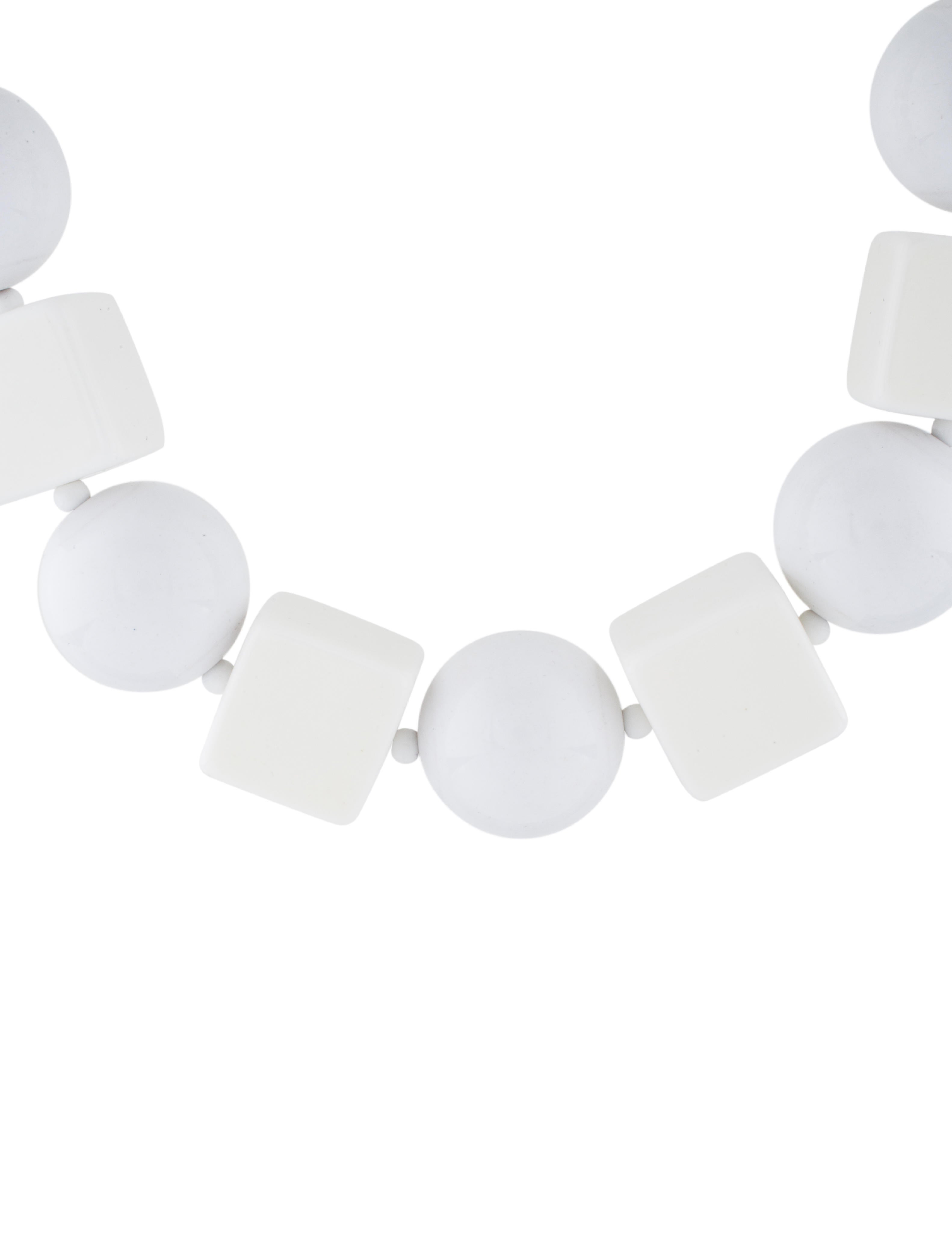 Ben-Amun Geometric Resin Bead Necklace