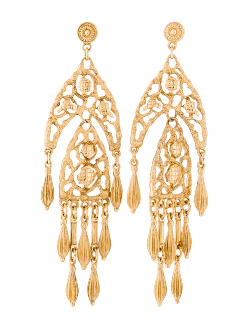 Ben-Amun Dreamcatcher Chandelier Earrings silver
