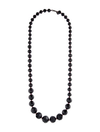 Ben-Amun Resin Graduated Bead Strand Necklace