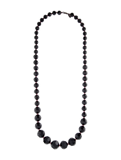 Ben-Amun Resin Graduated Bead Strand Necklace