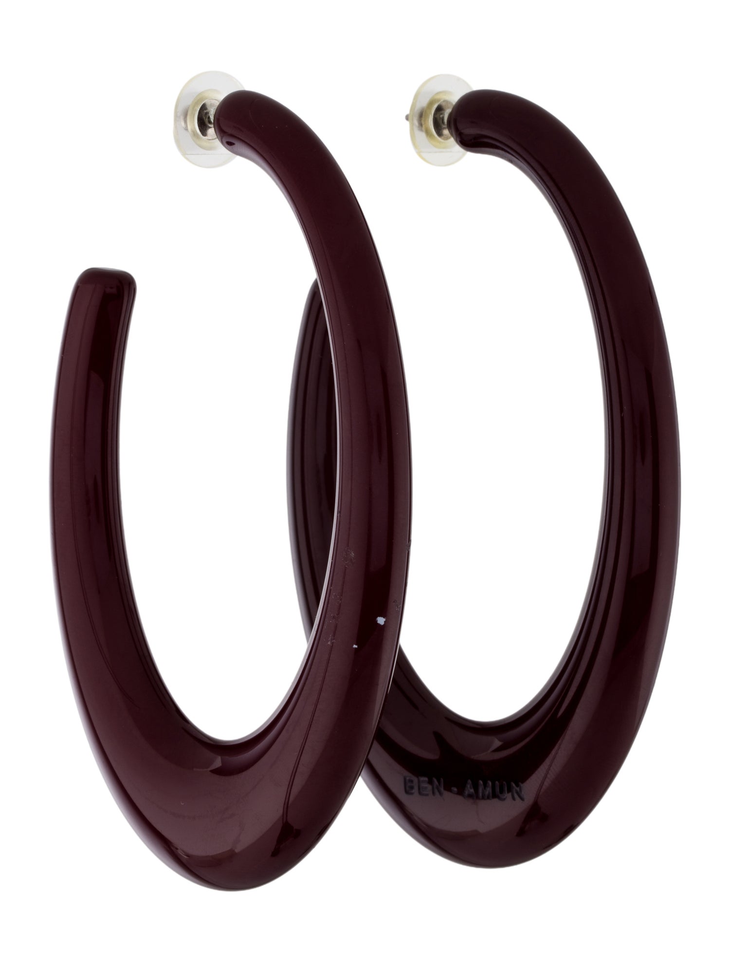 Ben-Amun Resin Hoop Earrings