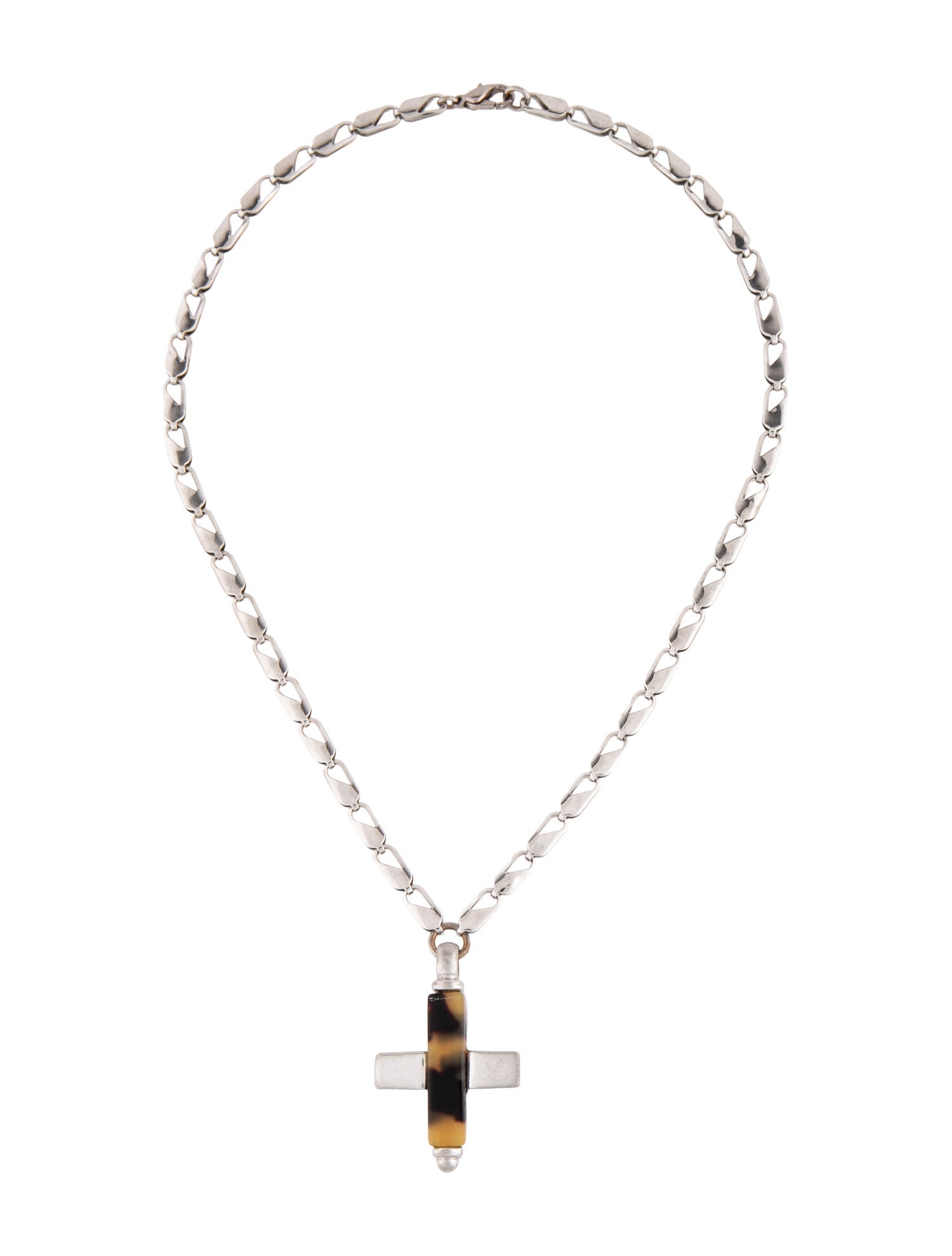 Ben-Amun Resin Cross Pendant Necklace
