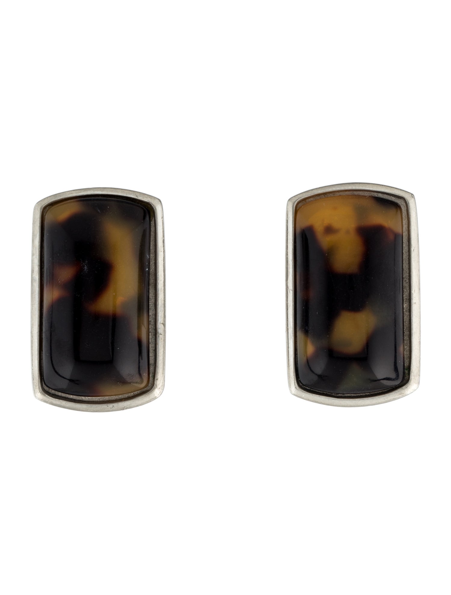 Ben-Amun Resin Clip-On Earrings