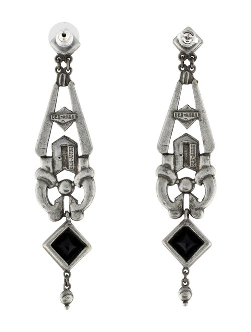 Ben-Amun Crystal & Resin Drop Earrings