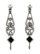 Ben-Amun Crystal & Resin Drop Earrings