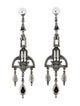 Ben-Amun Crystal Chandelier Drop Earrings