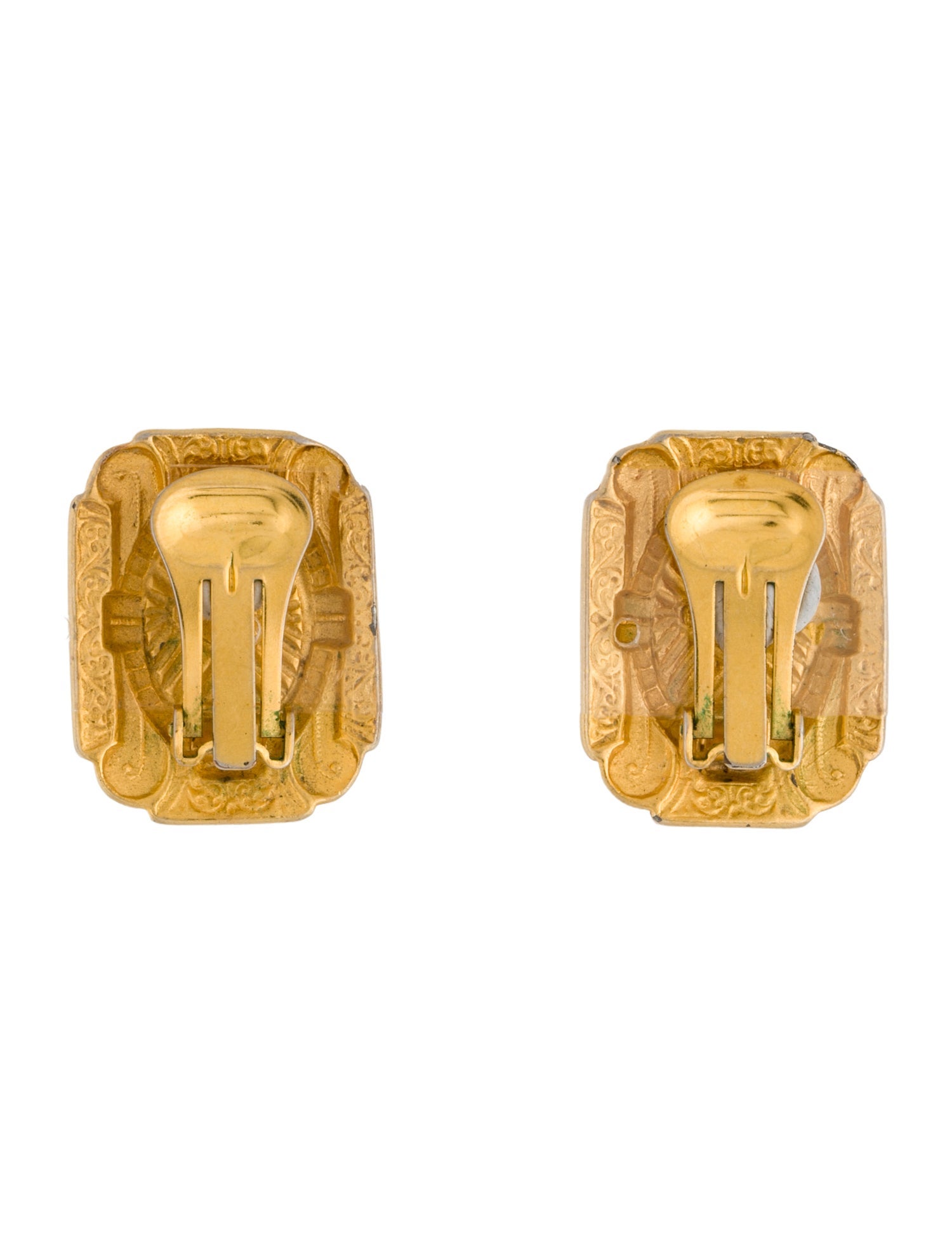 Ben-Amun Resin Clip-On Earrings