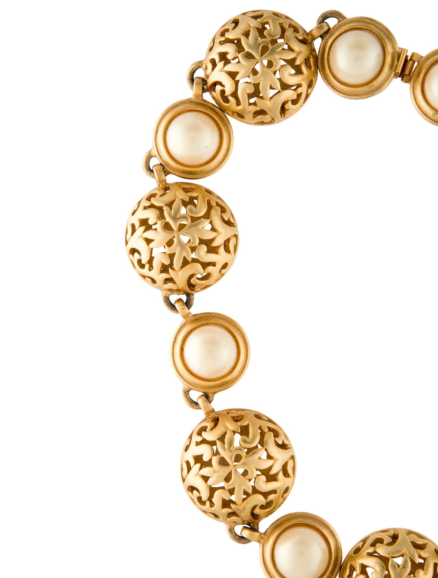 Ben-Amun Vintage Faux Pearl Choker Necklace