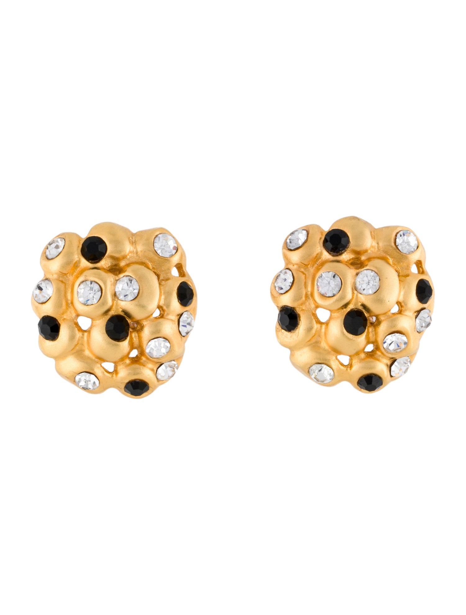 Ben-Amun Crystal Clip-On Earrings