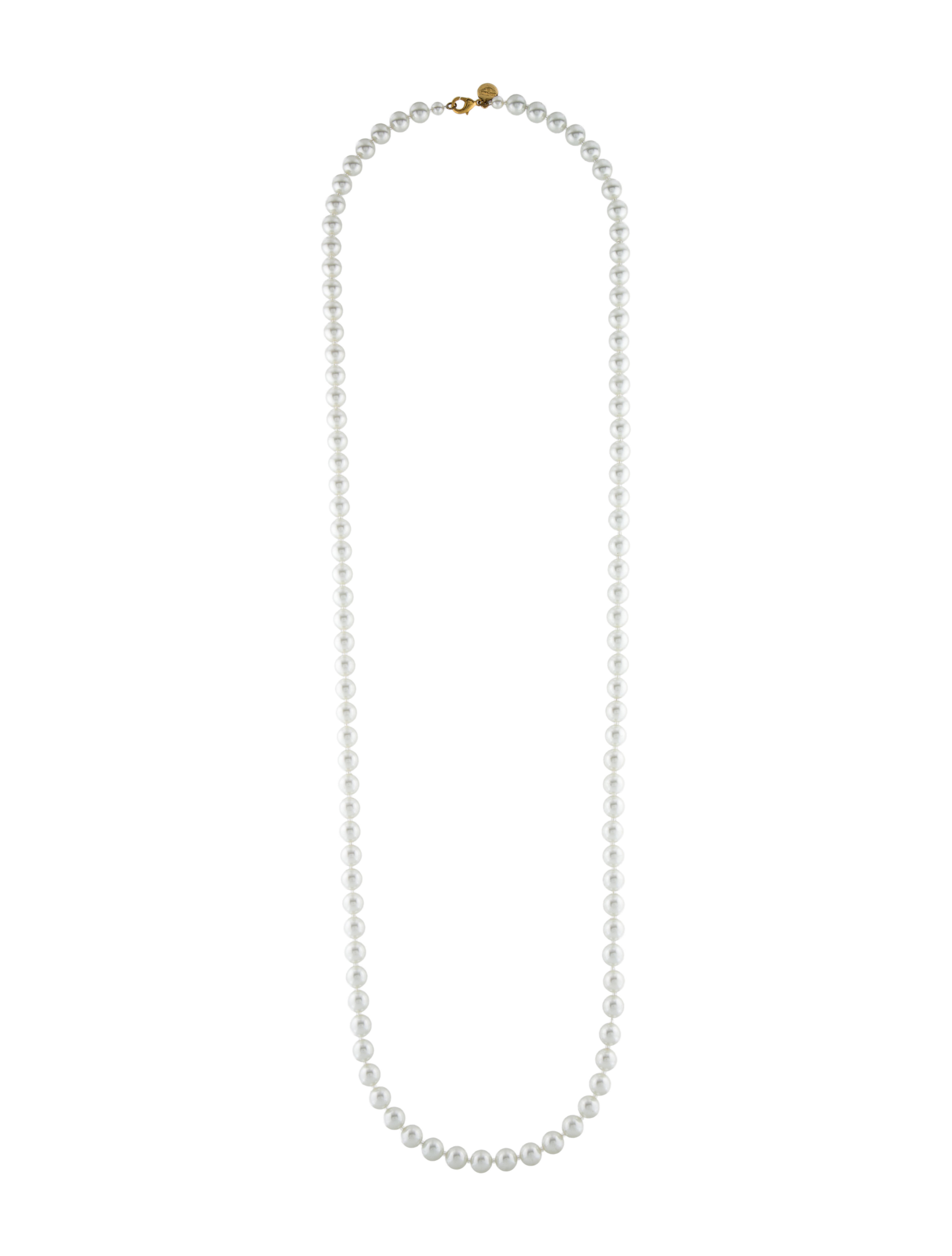 Ben-Amun Faux Pearl Collar Necklace