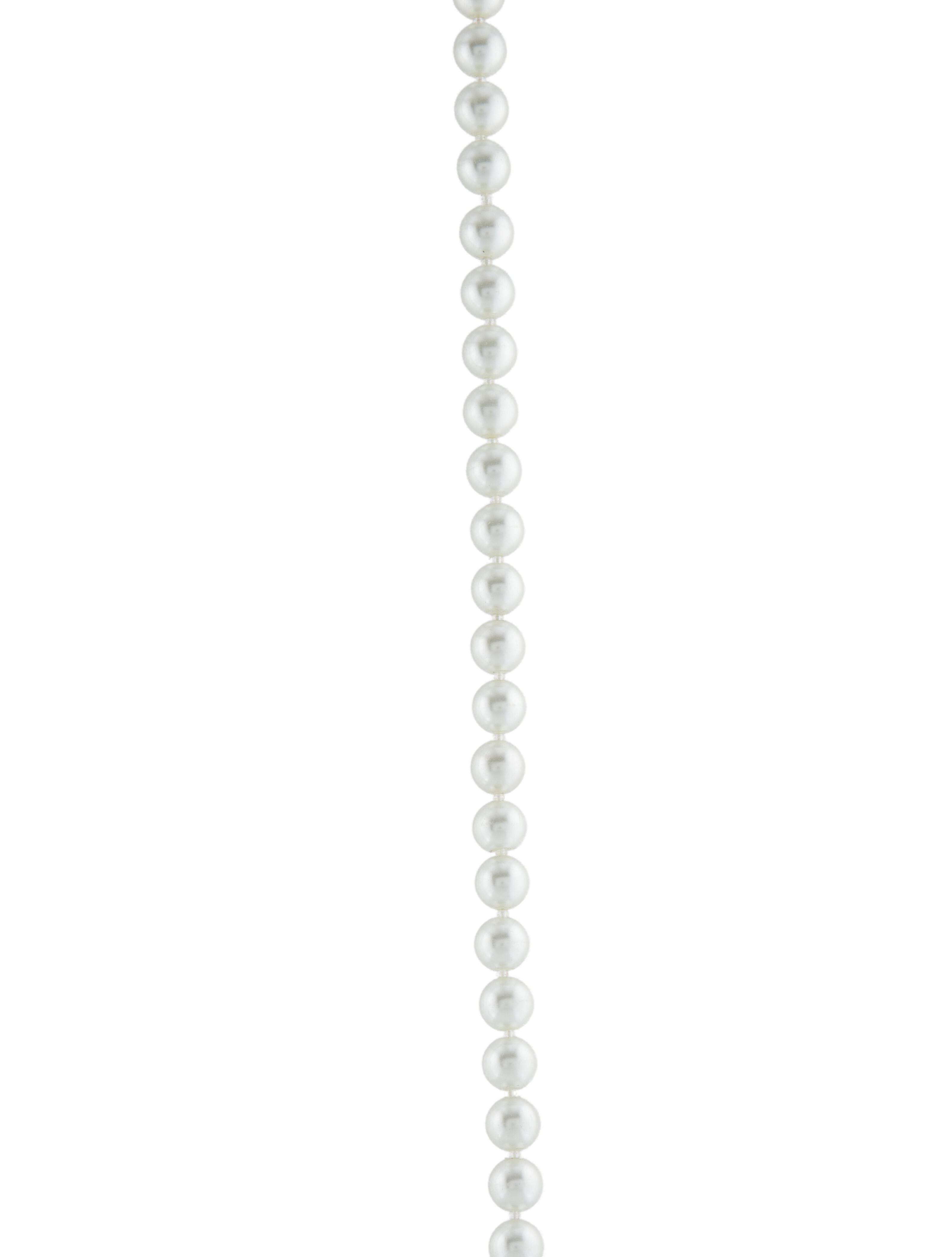 Ben-Amun Faux Pearl Collar Necklace
