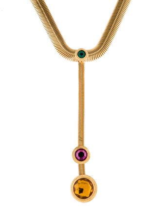 Ben-Amun Crystal Lavalier Necklace