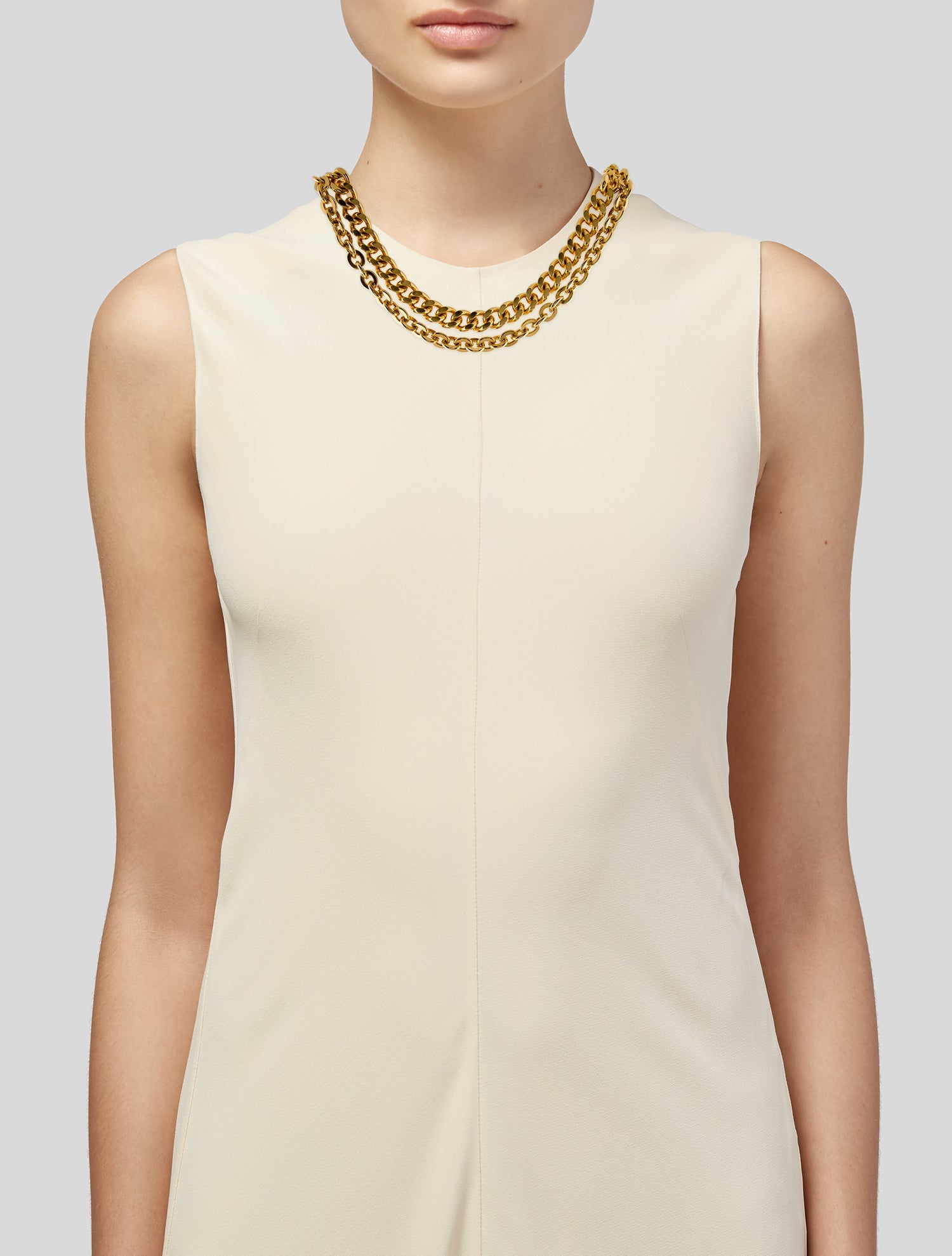 Ben-Amun Double Strand Curb Chain Necklace