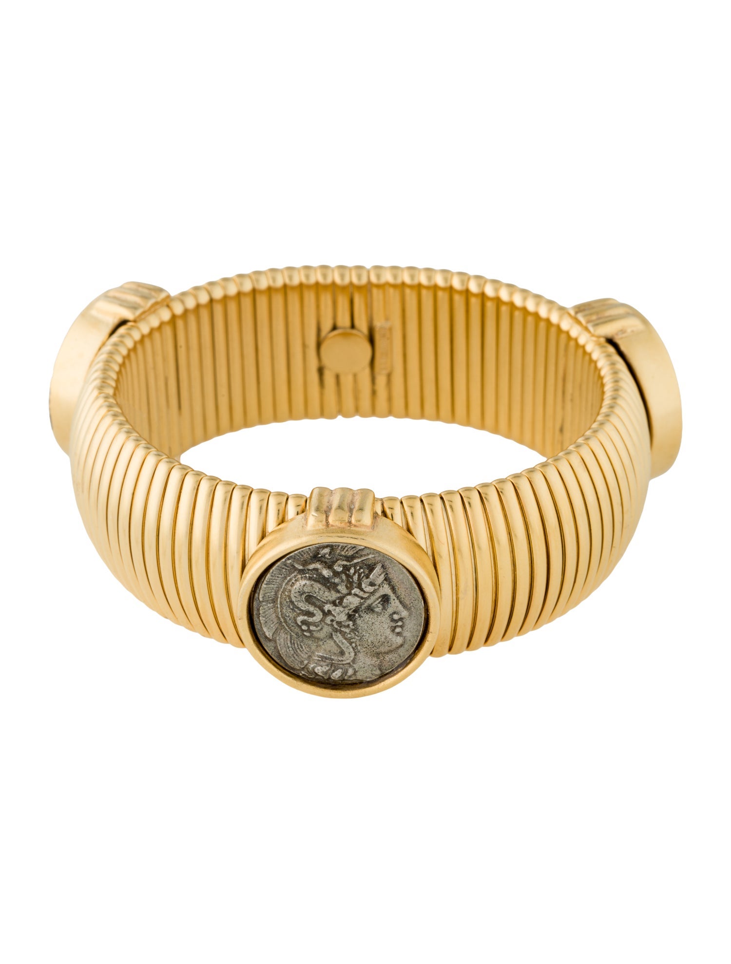 Ben-Amun Massimo Roman Coins Bangle Bracelet