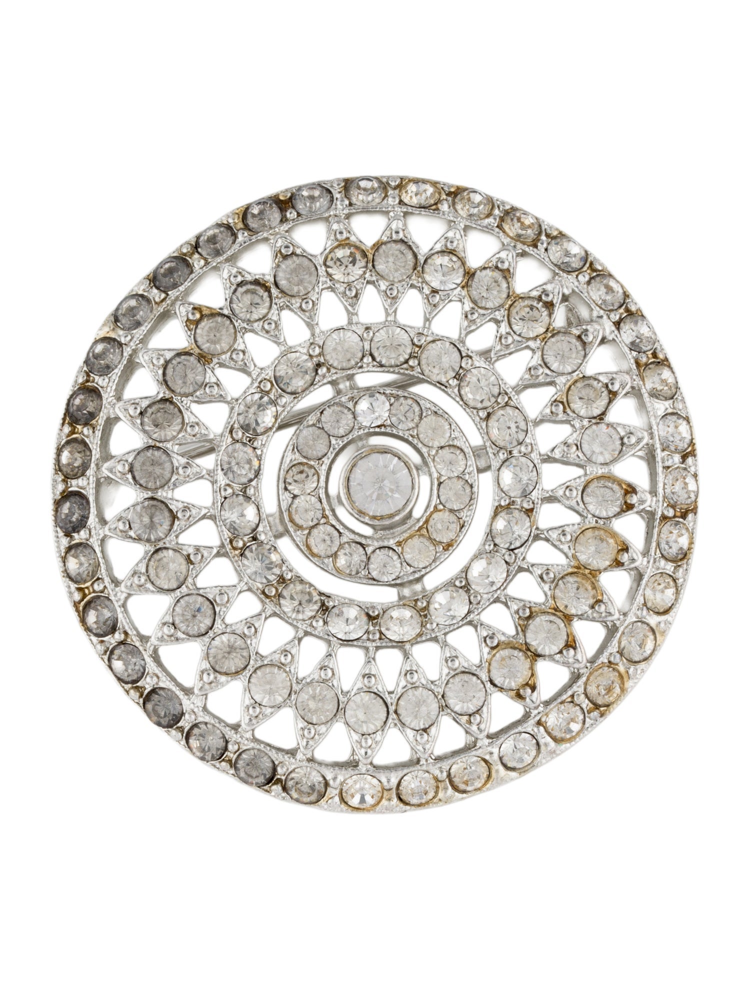 Ben-Amun Crystal Pin Brooch