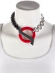 Ben-Amun Resin Bead Chain Link Statement Collar Necklace