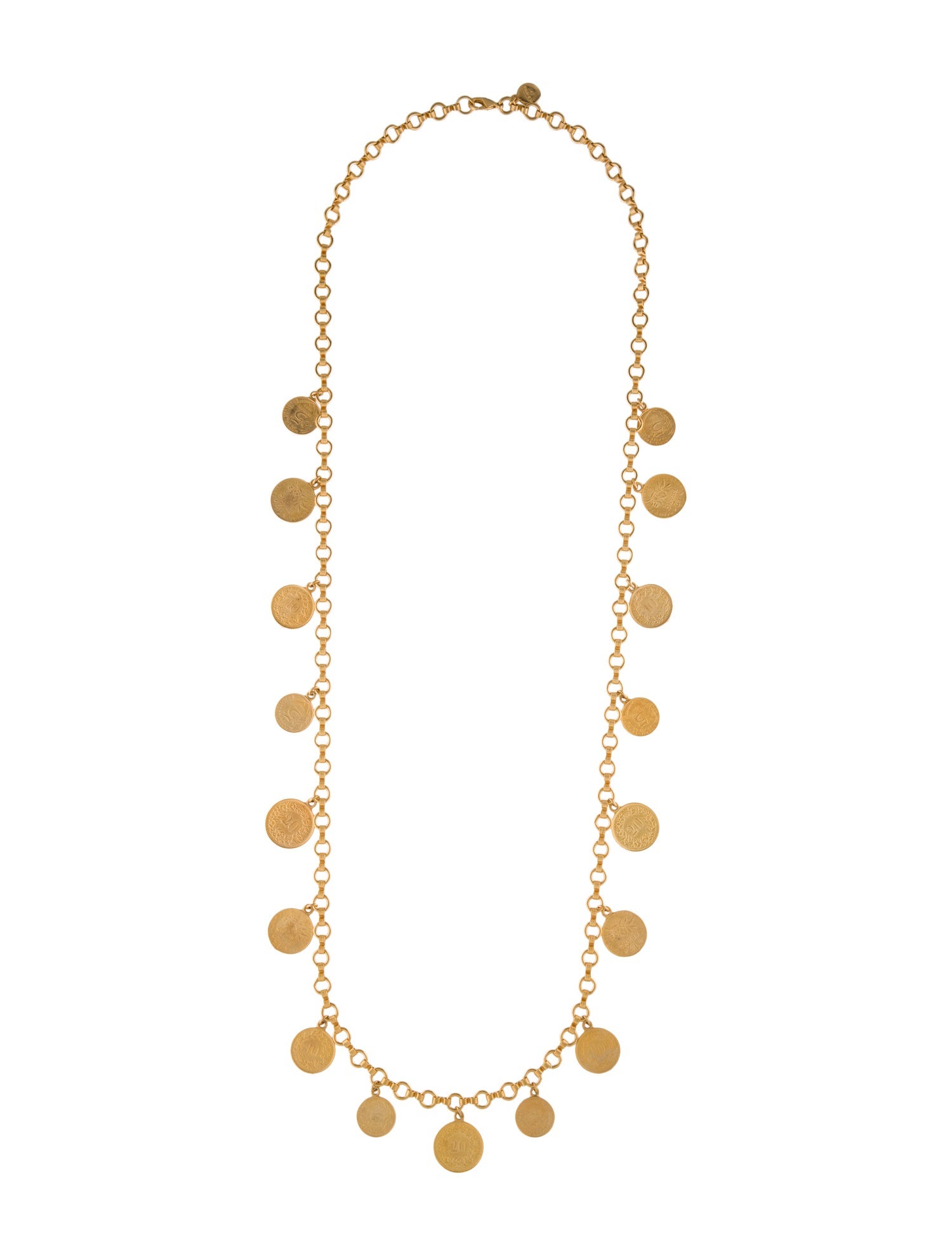 Ben-Amun Coin Chain Pendant Necklace