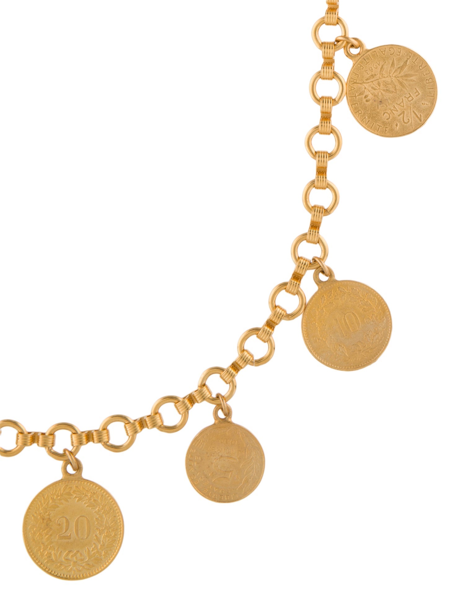 Ben-Amun Coin Chain Pendant Necklace
