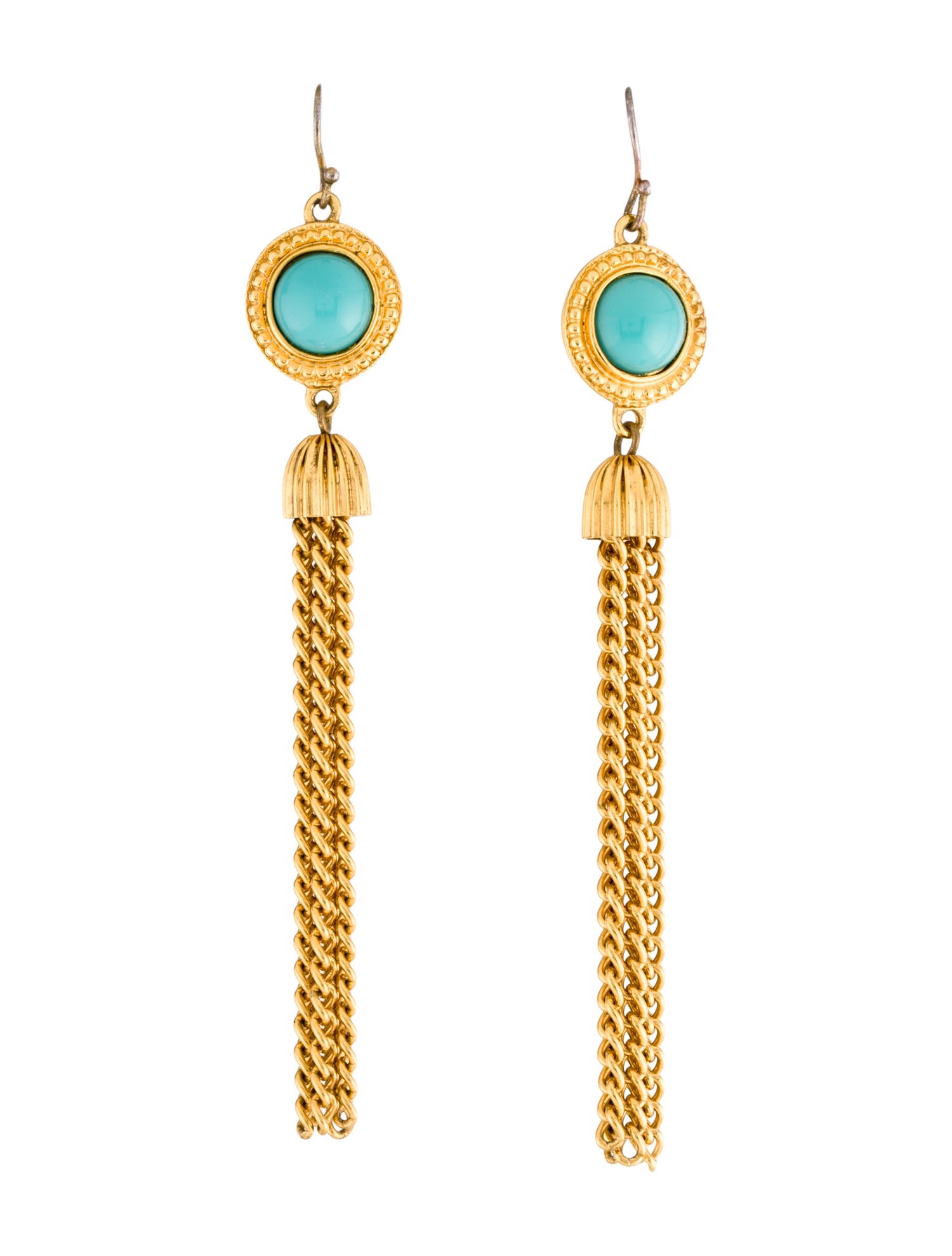 Ben-Amun Resin Tassel Earrings
