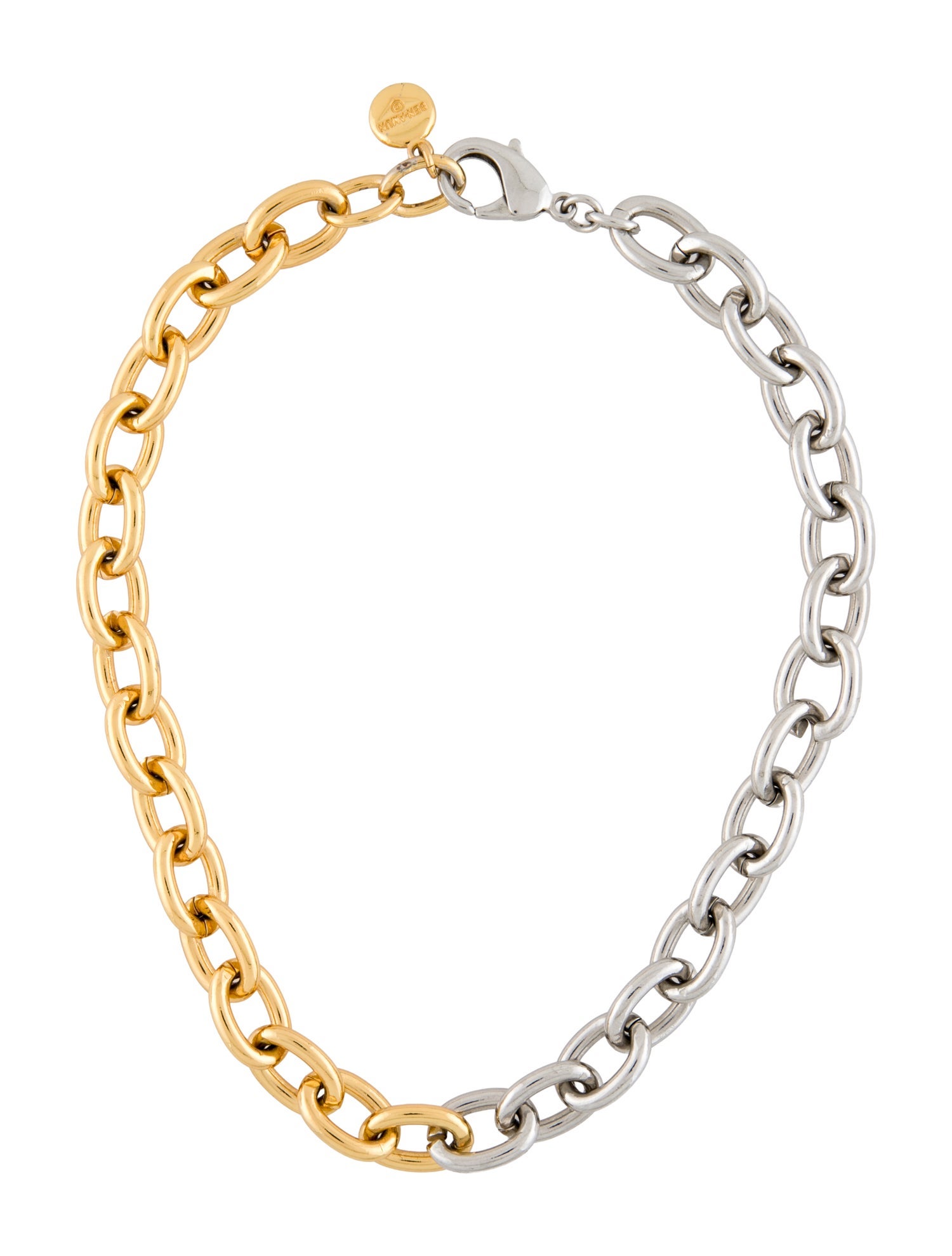 Ben-Amun Two-Tone Chain Choker Necklace
