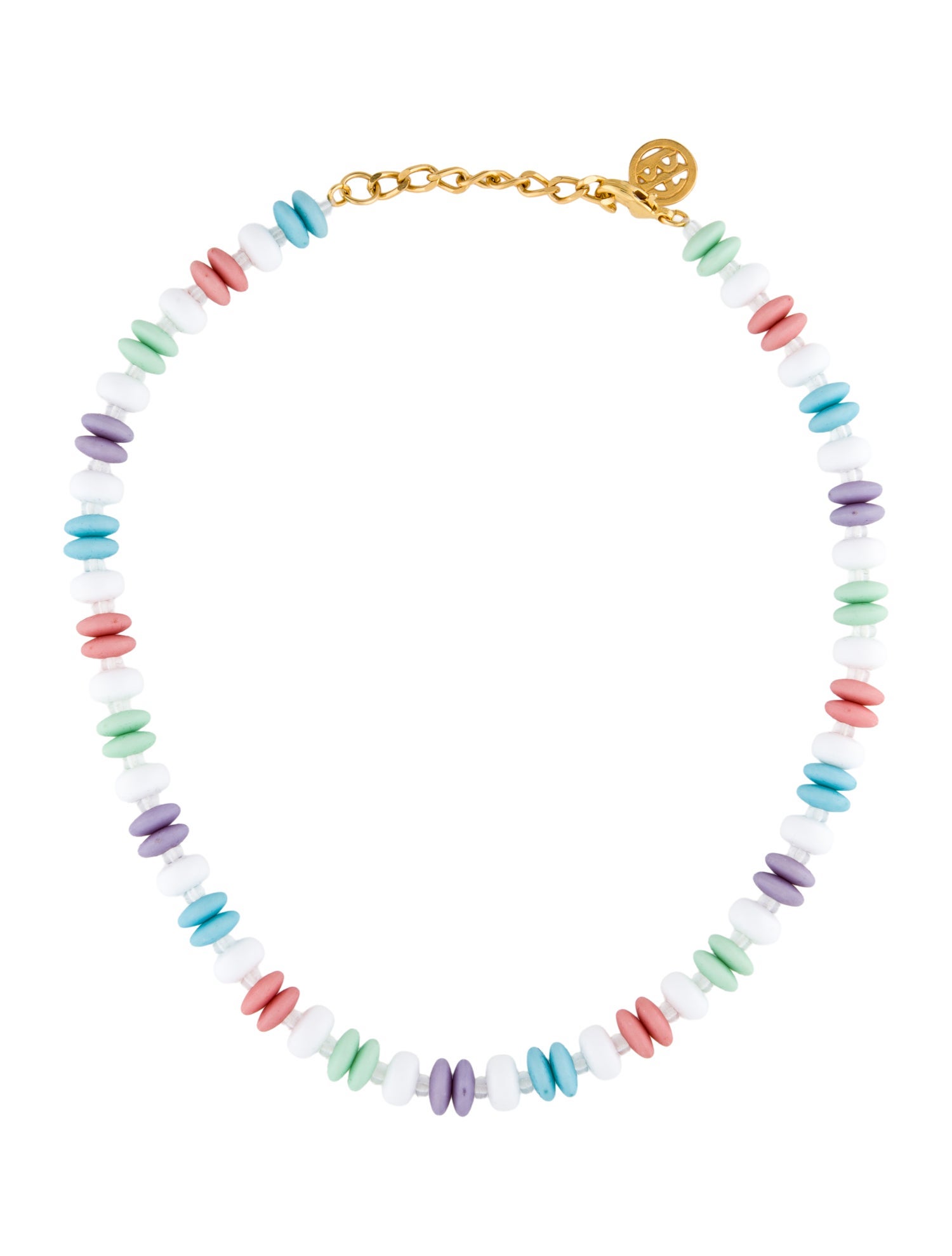 Ben-Amun Resin Multicolor Bead Strand Necklace